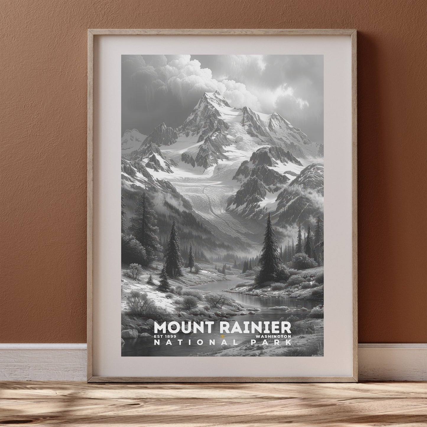 Mount Rainier National Park Poster | S15