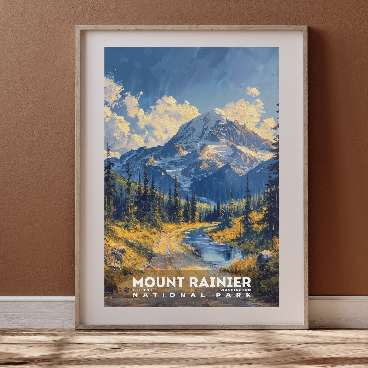 Mount Rainier National Park Poster | S14