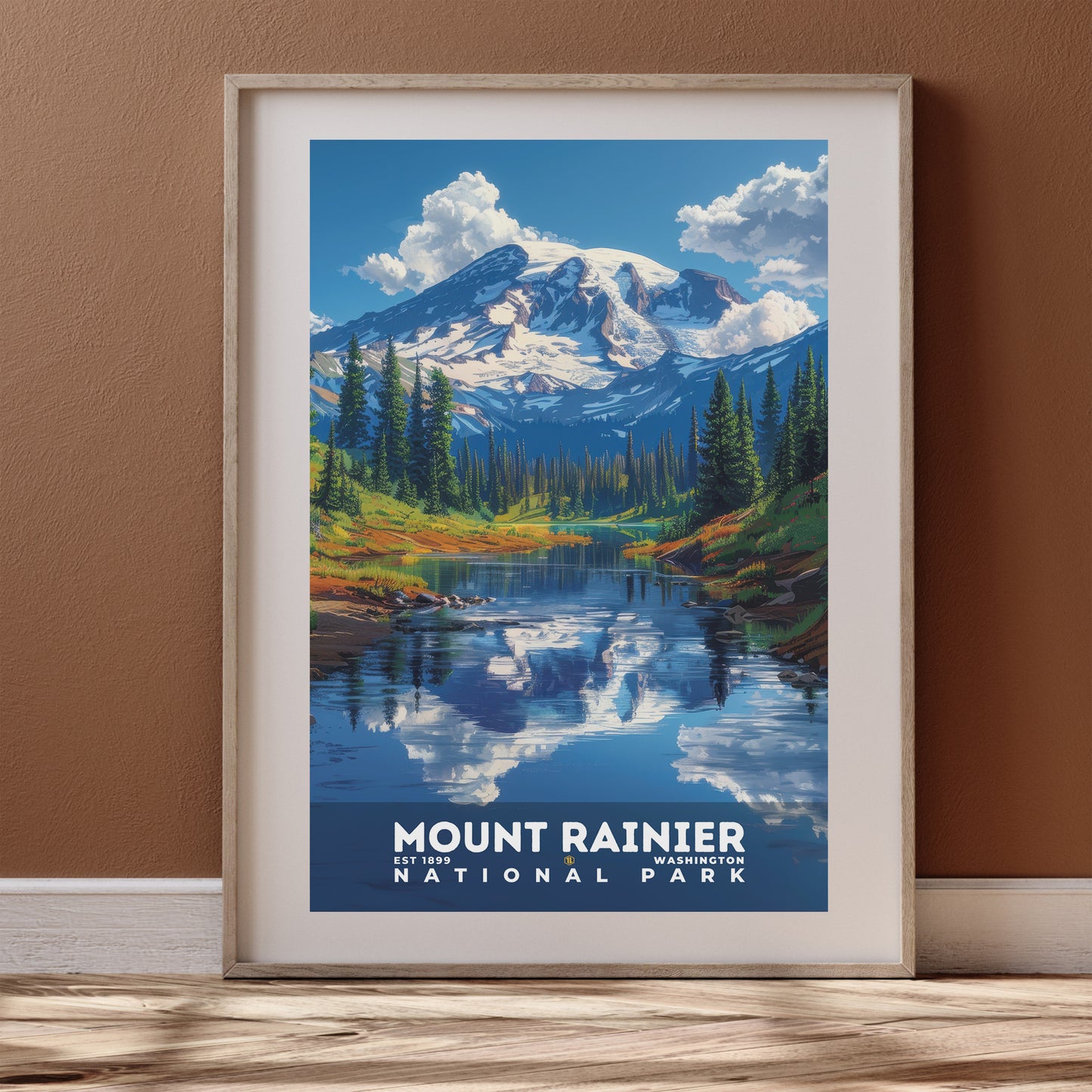 Mount Rainier National Park Poster | S13