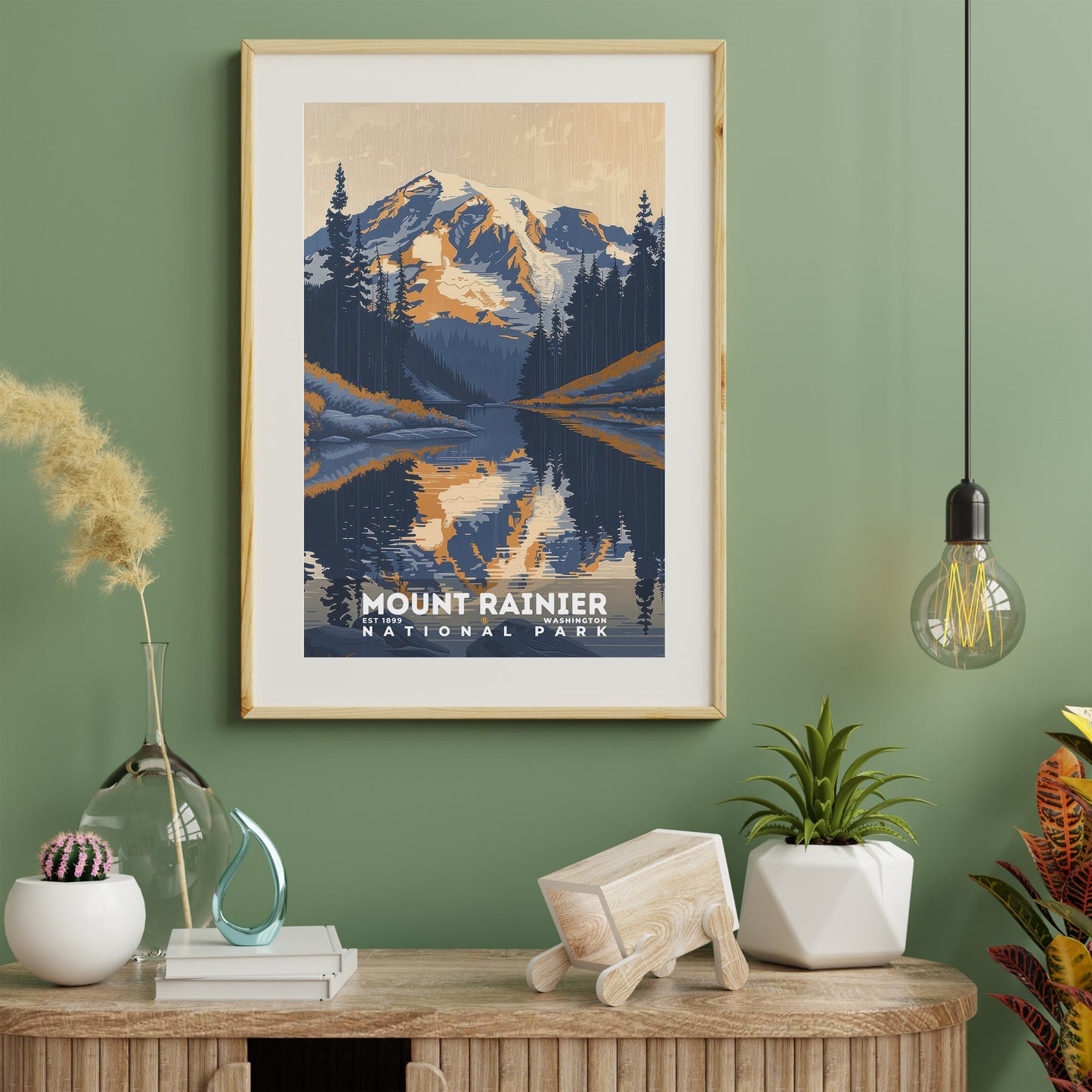 Mount Rainier National Park Poster | S19