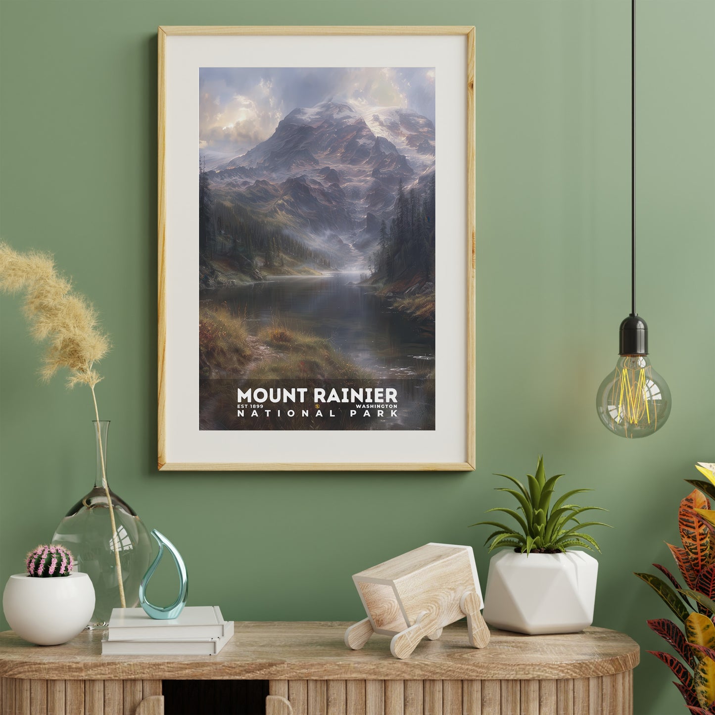 Mount Rainier National Park Poster | S12