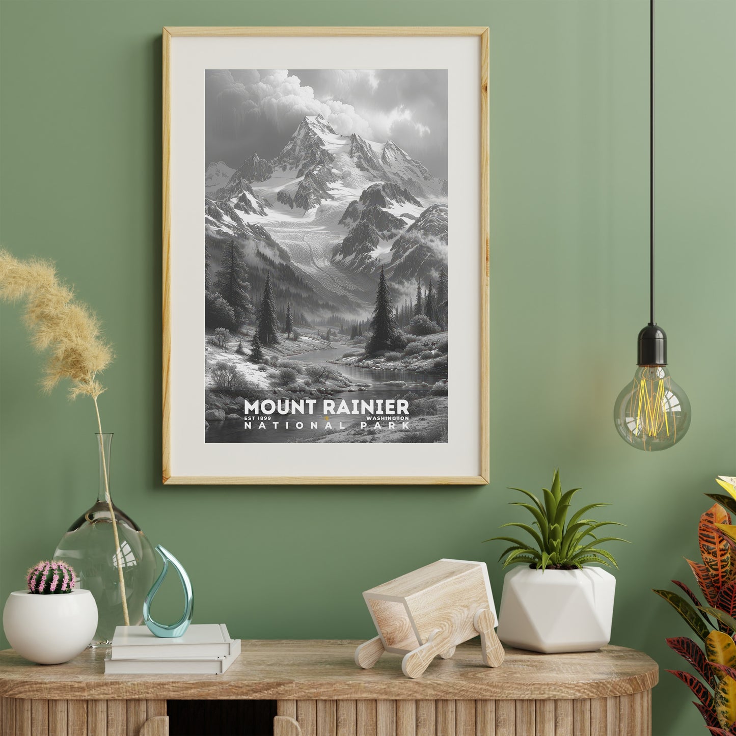 Mount Rainier National Park Poster | S15