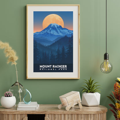 Mount Rainier National Park Poster | S20