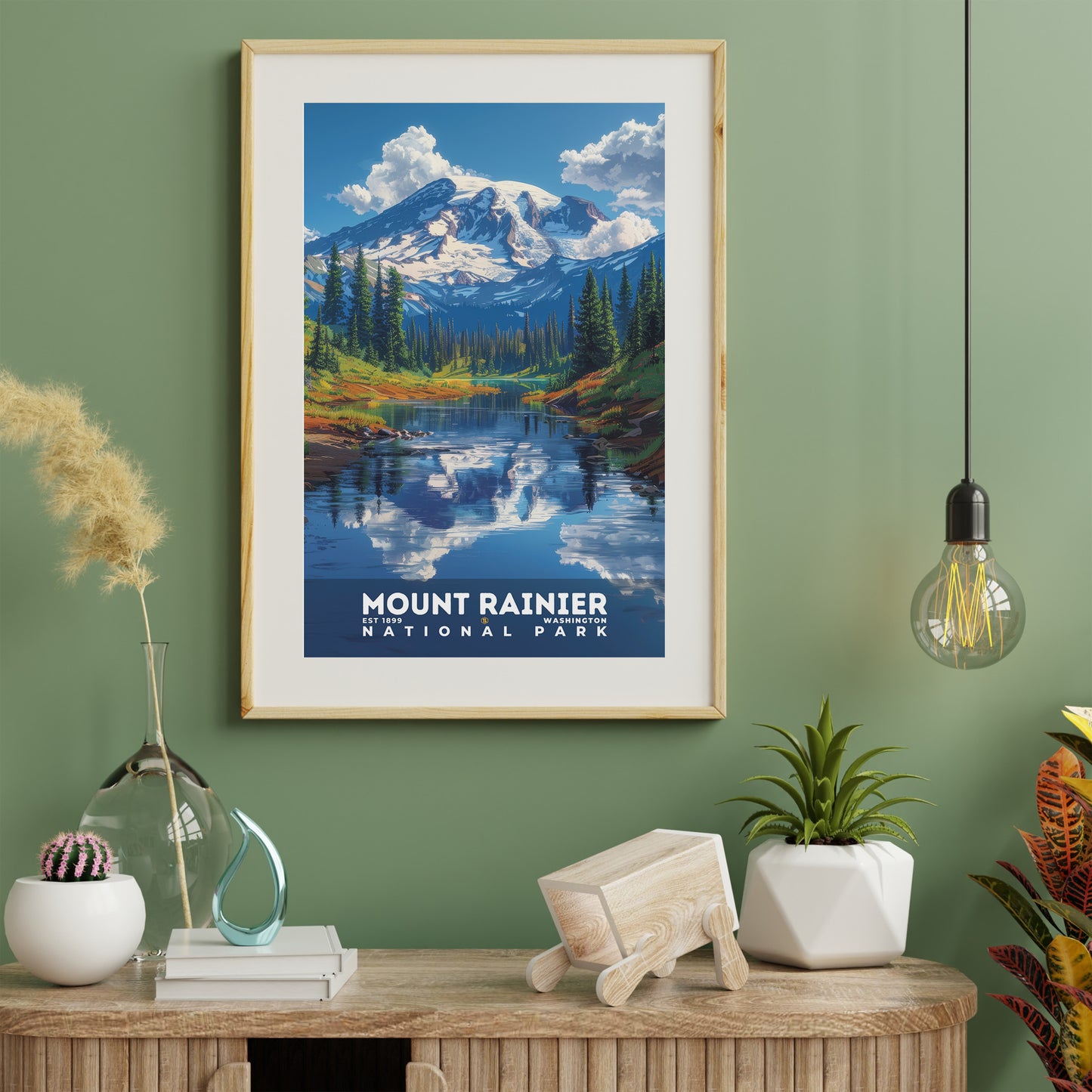 Mount Rainier National Park Poster | S13