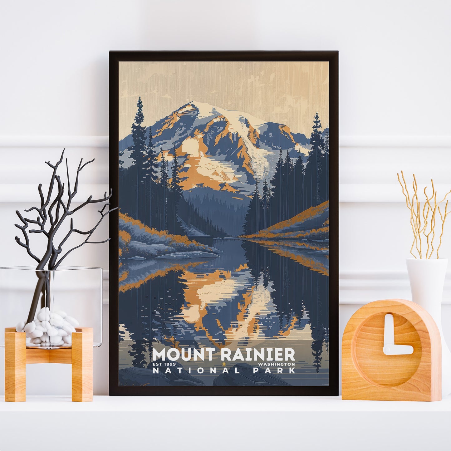 Mount Rainier National Park Poster | S19