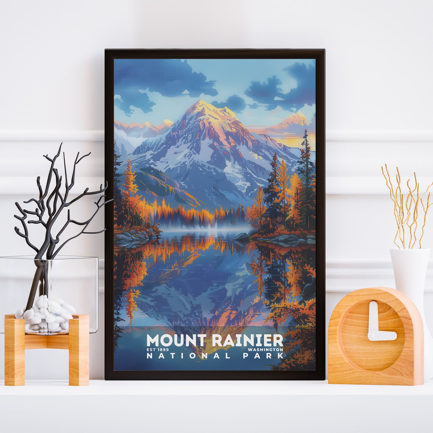 Mount Rainier National Park Poster | S18
