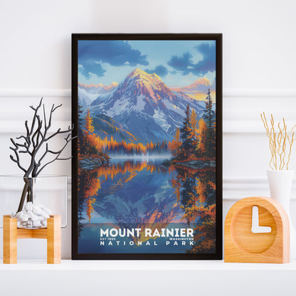 Mount Rainier National Park Poster | S18