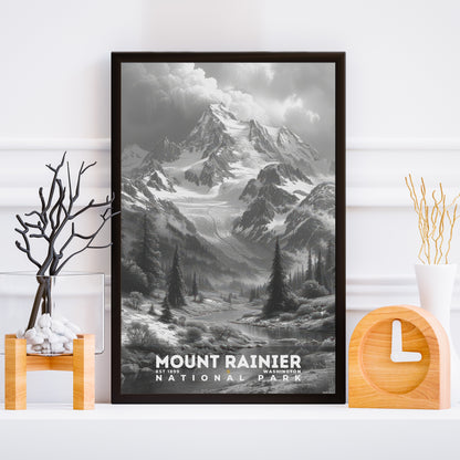 Mount Rainier National Park Poster | S15