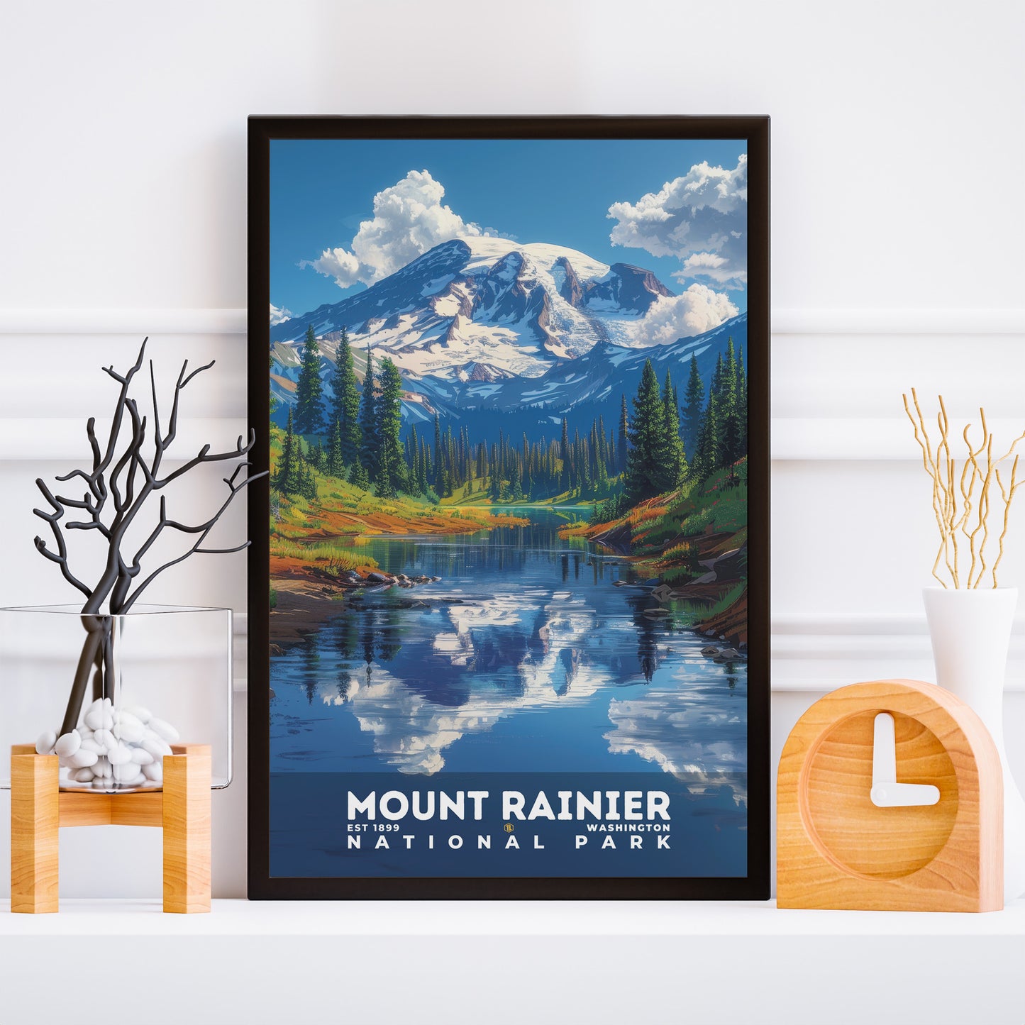 Mount Rainier National Park Poster | S13