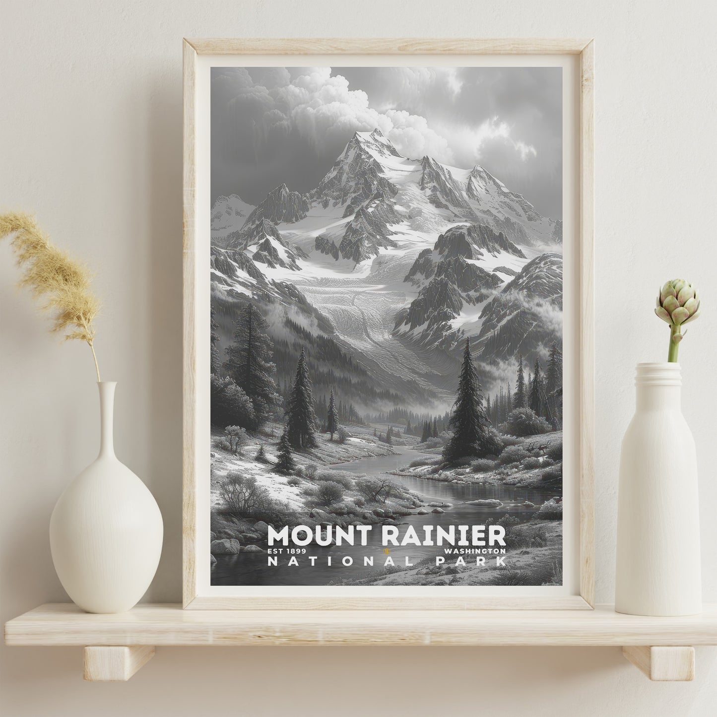 Mount Rainier National Park Poster | S15
