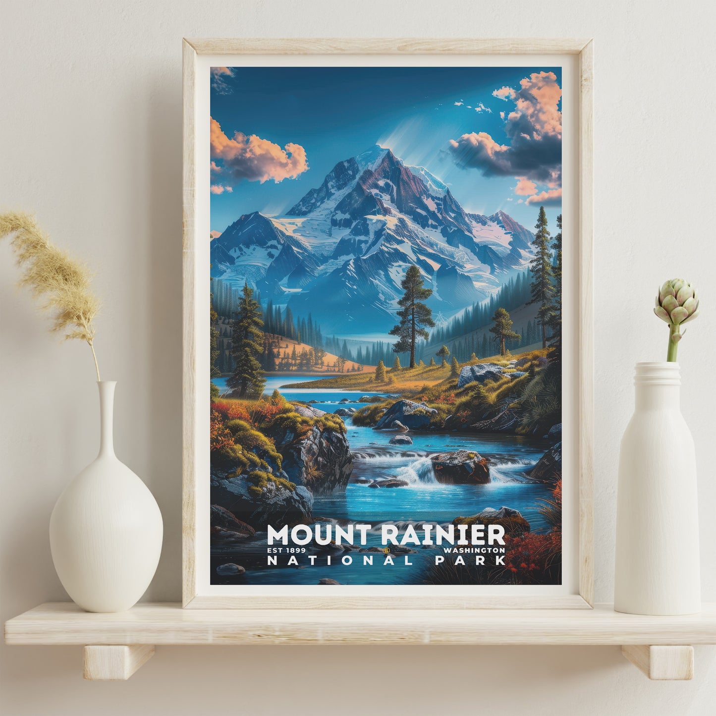 Mount Rainier National Park Poster | S16