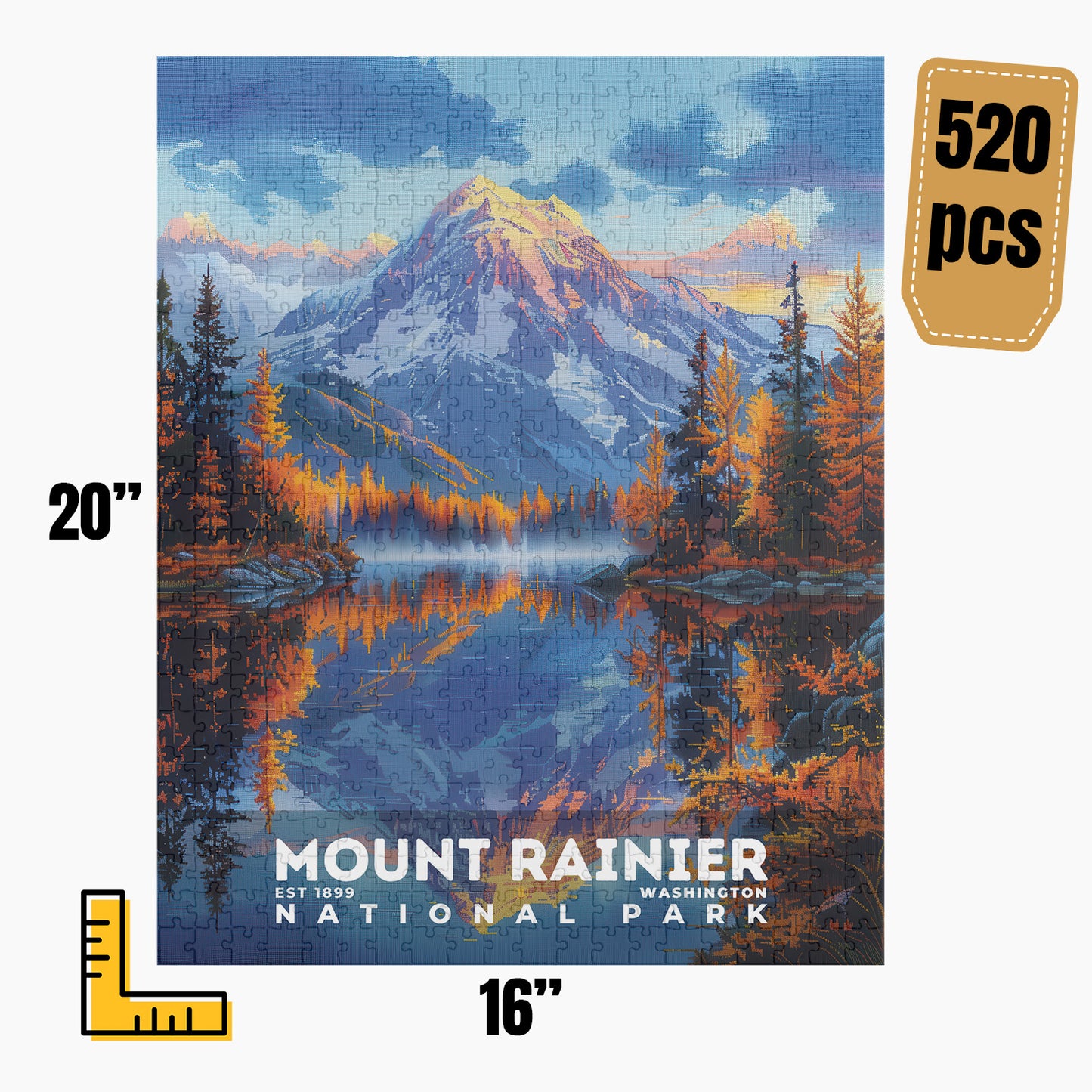 Mount Rainier National Park Puzzle | S18