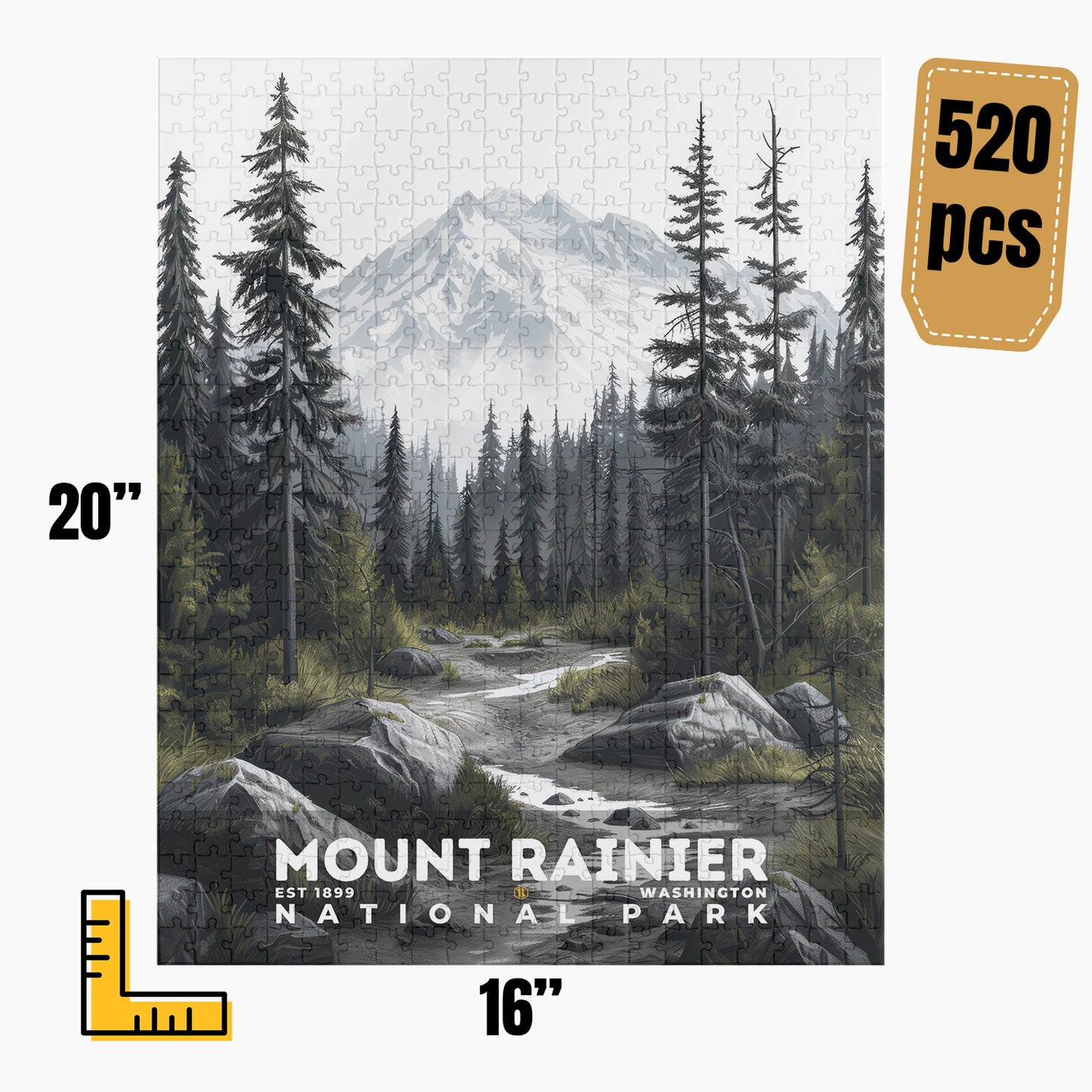 Mount Rainier National Park Puzzle | S17