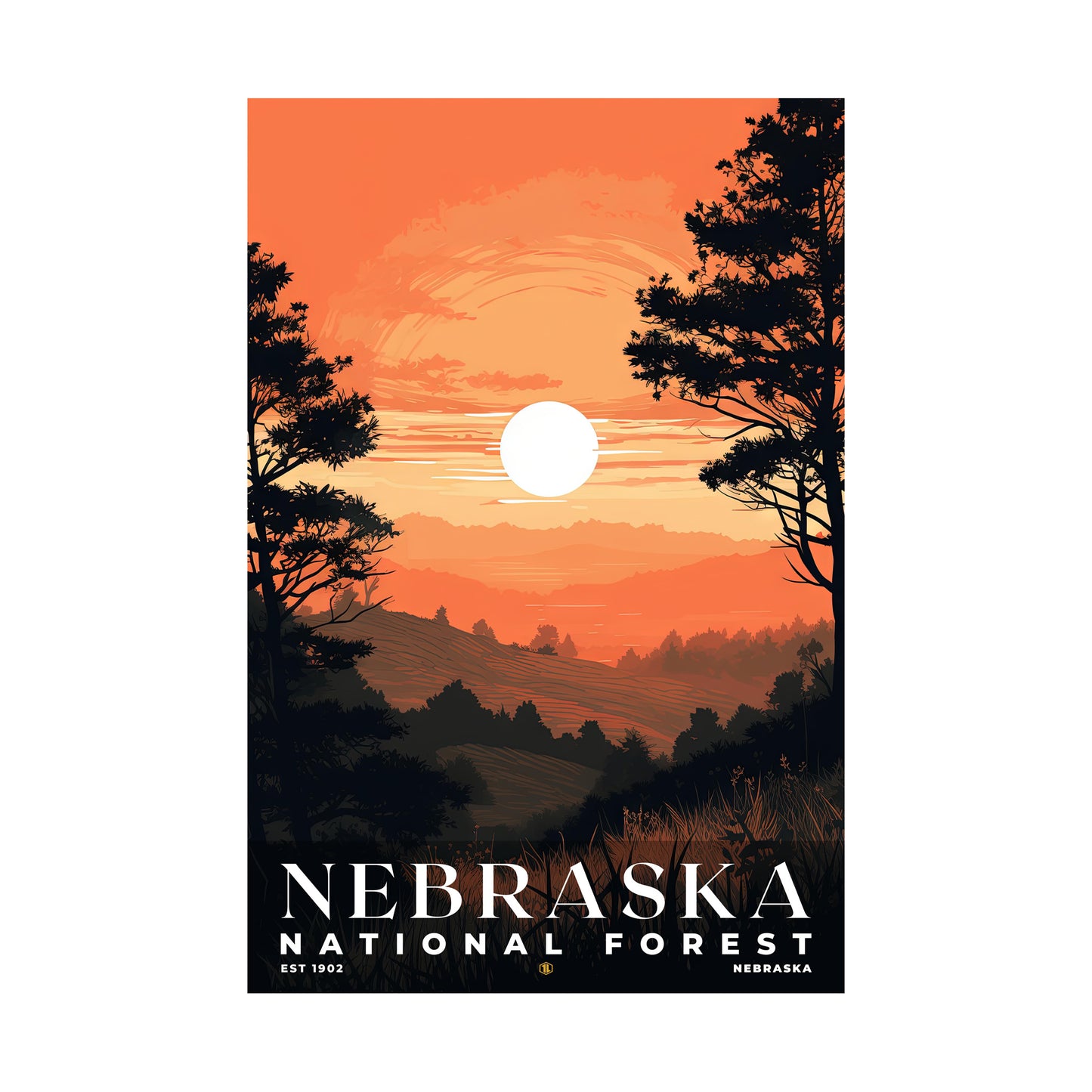Nebraska National Forest Poster | S01