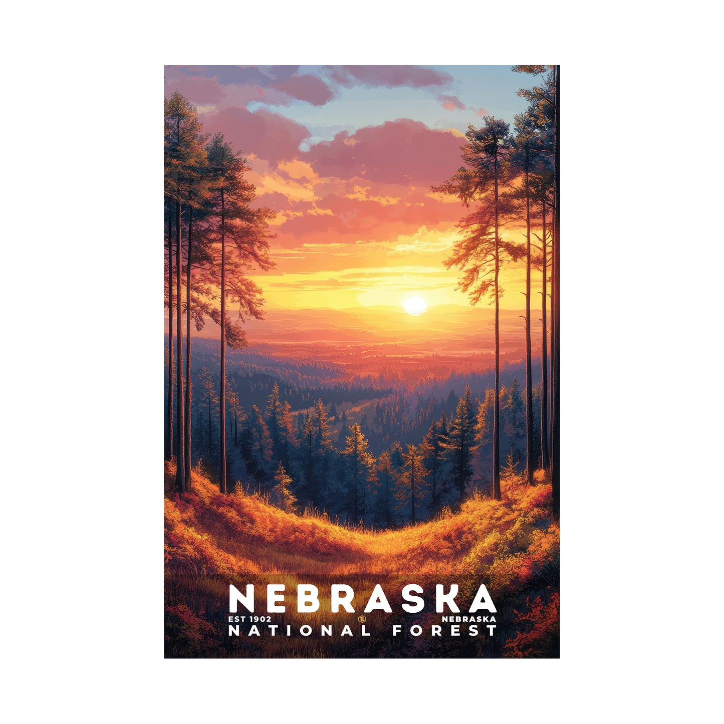 Nebraska National Forest Poster | S02