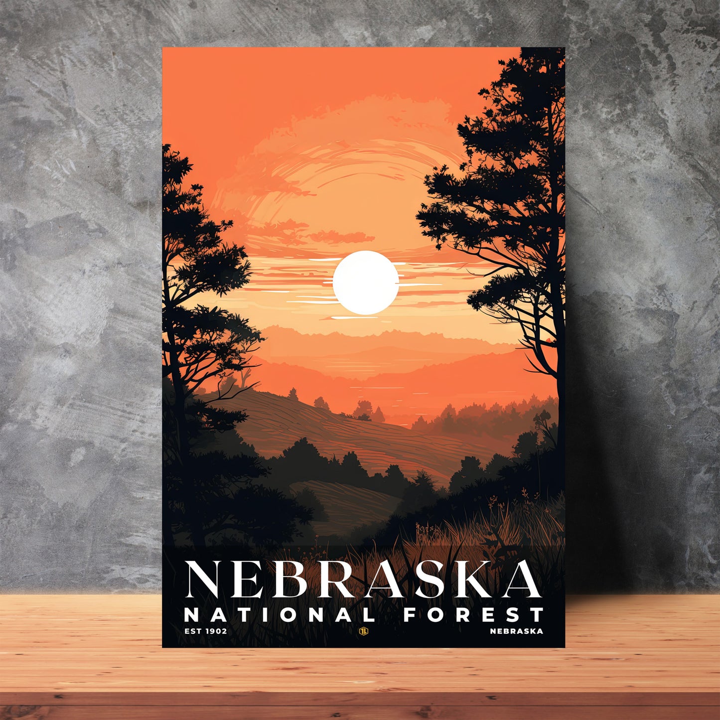 Nebraska National Forest Poster | S01