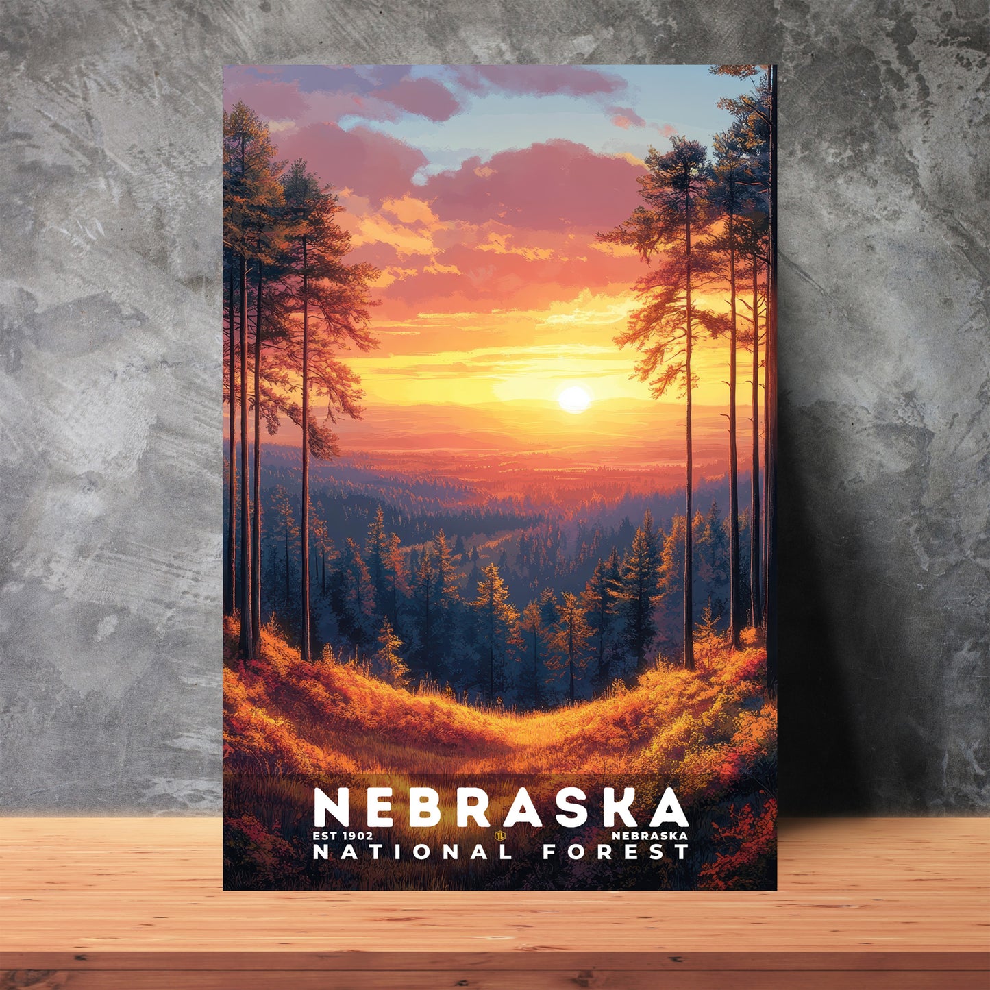 Nebraska National Forest Poster | S02