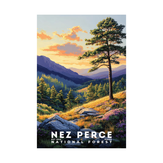 Nez Perce National Forest Poster | S02