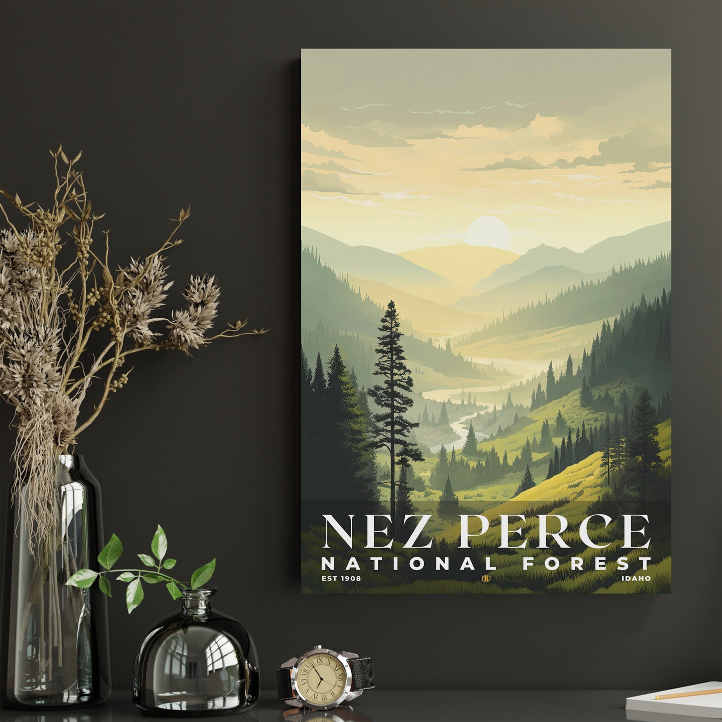 Nez Perce National Forest Poster | S01