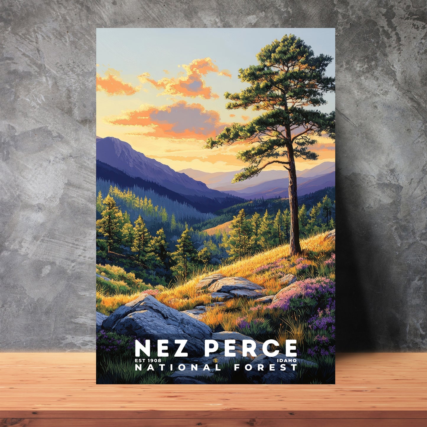 Nez Perce National Forest Poster | S02