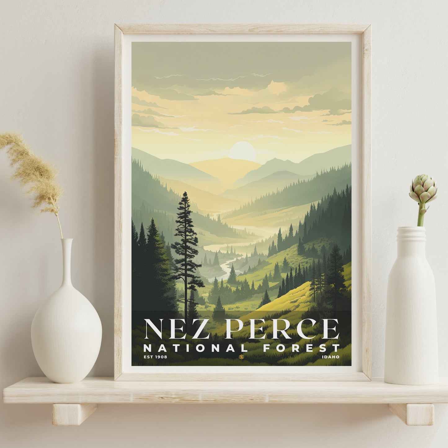 Nez Perce National Forest Poster | S01