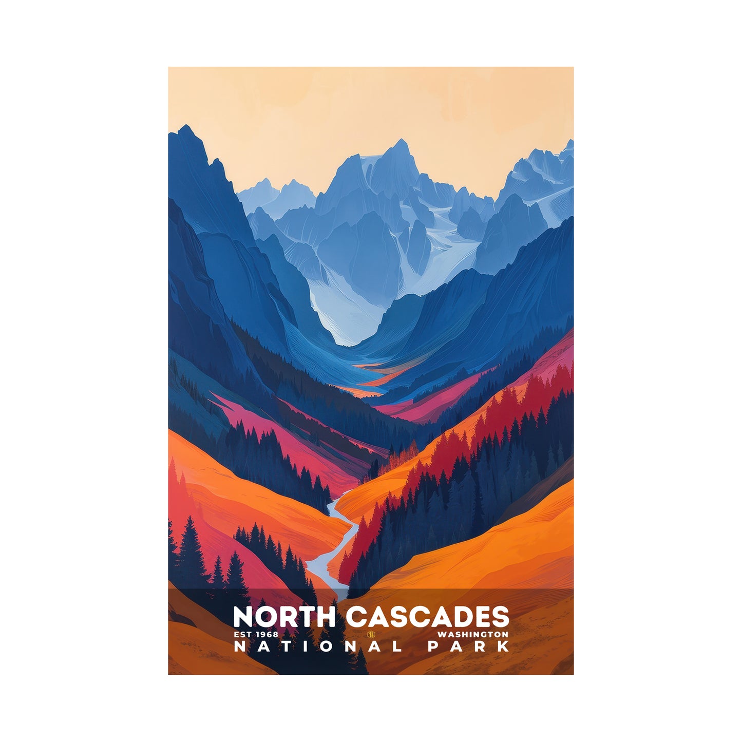 North Cascades National Park Poster | S20