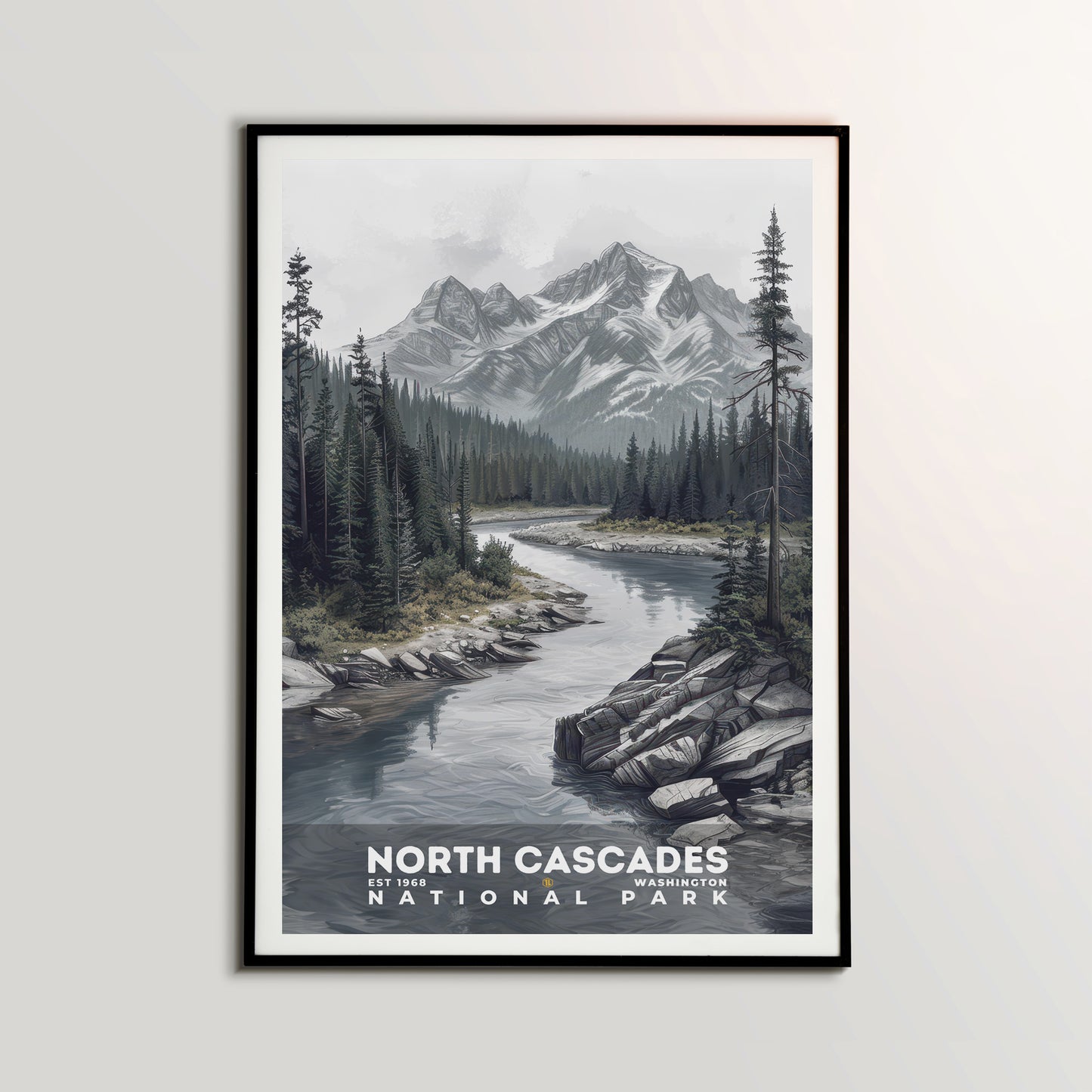 North Cascades National Park Poster | S17