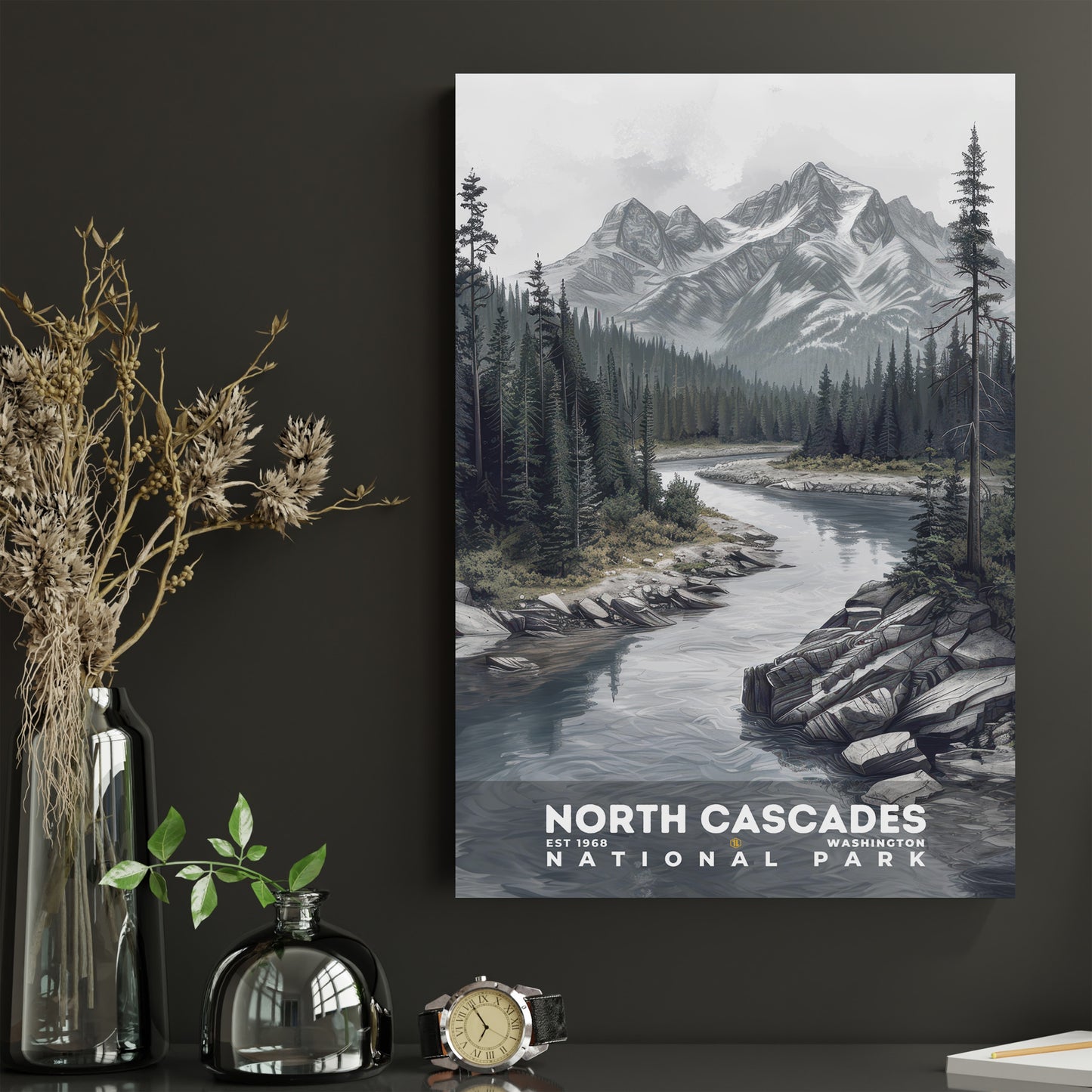 North Cascades National Park Poster | S17