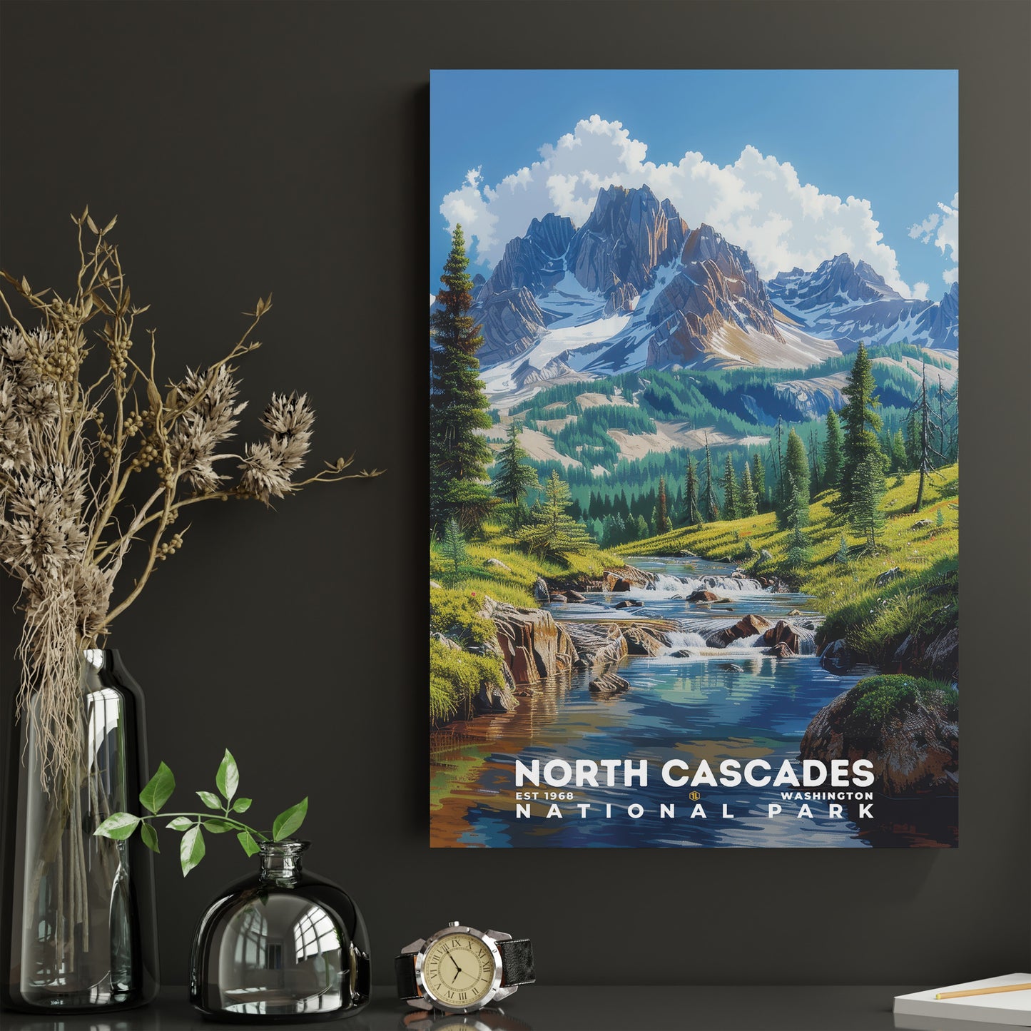 North Cascades National Park Poster | S18