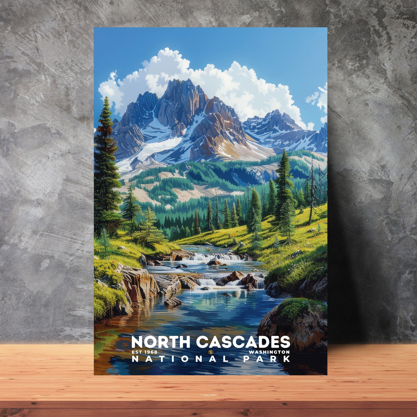 North Cascades National Park Poster | S18