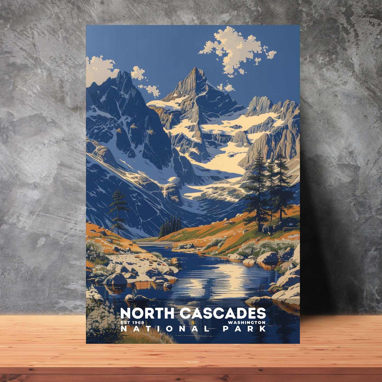 North Cascades National Park Poster | S19