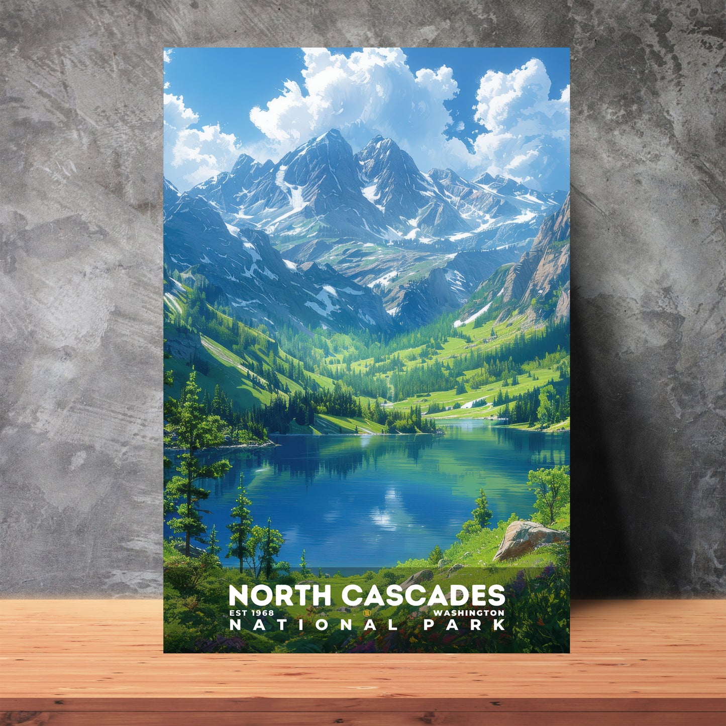 North Cascades National Park Poster | S13