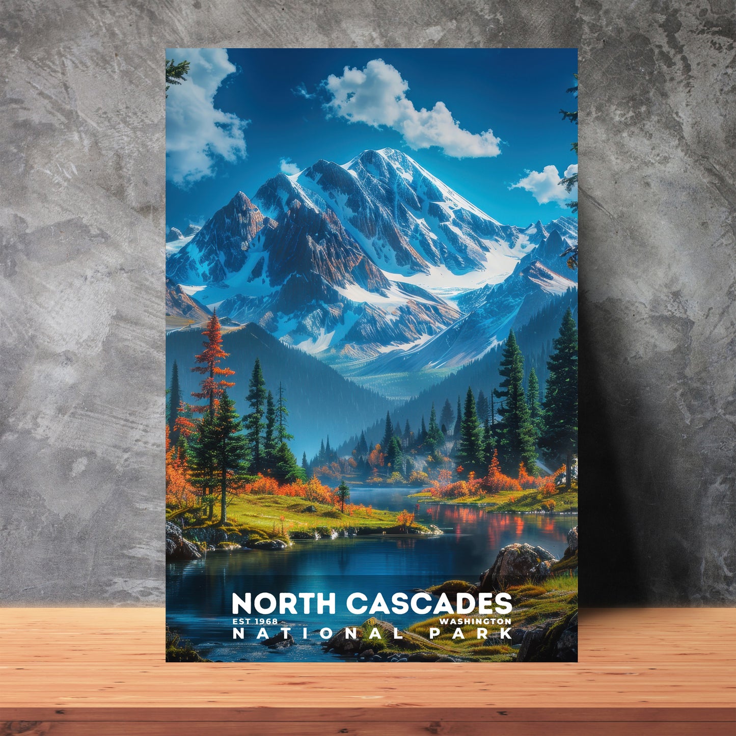 North Cascades National Park Poster | S16