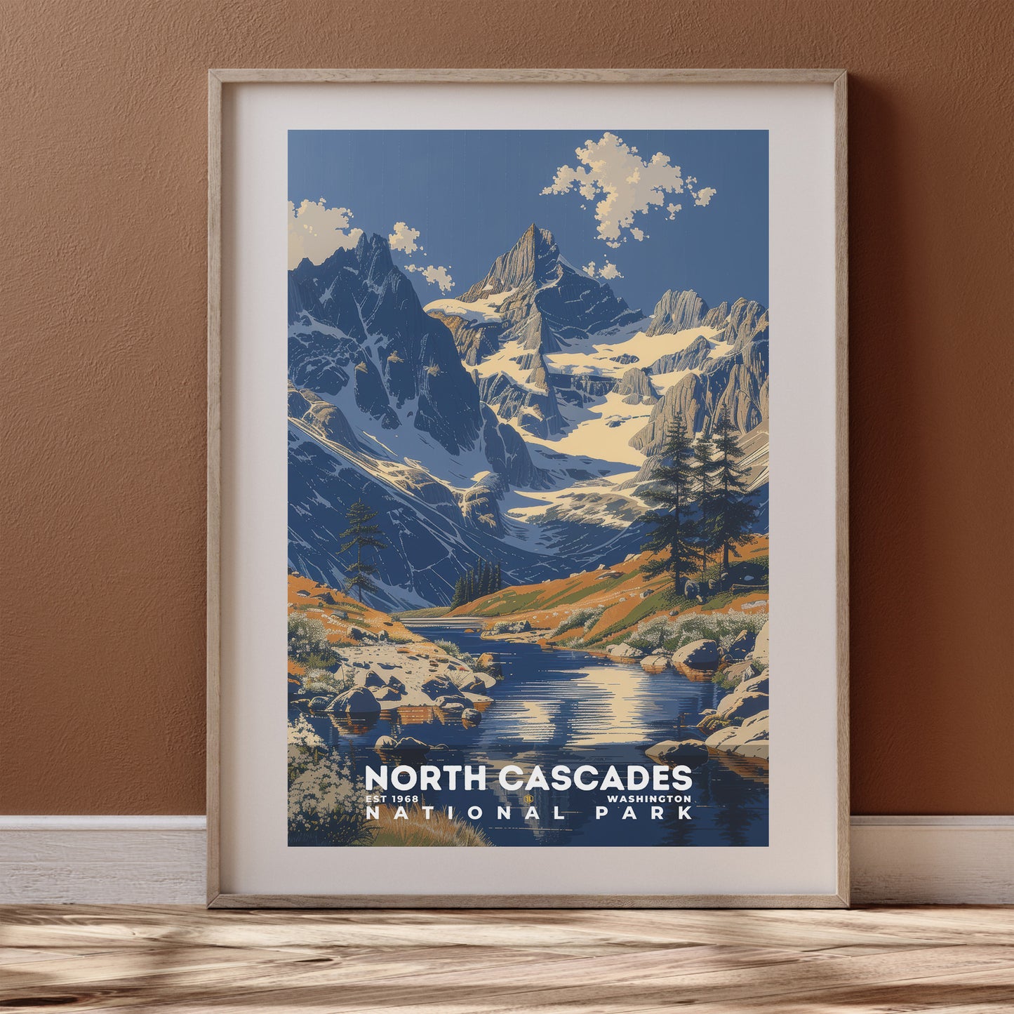 North Cascades National Park Poster | S19