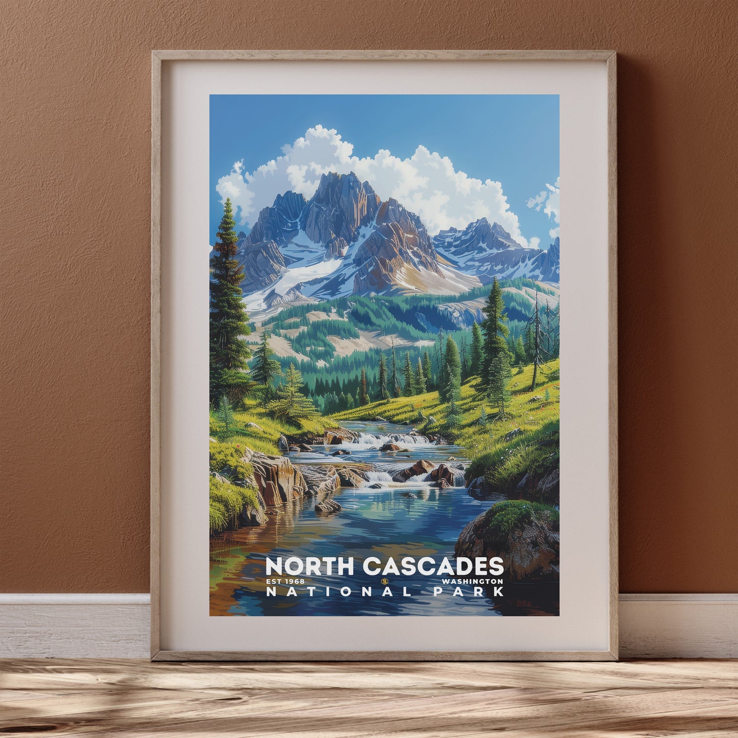 North Cascades National Park Poster | S18