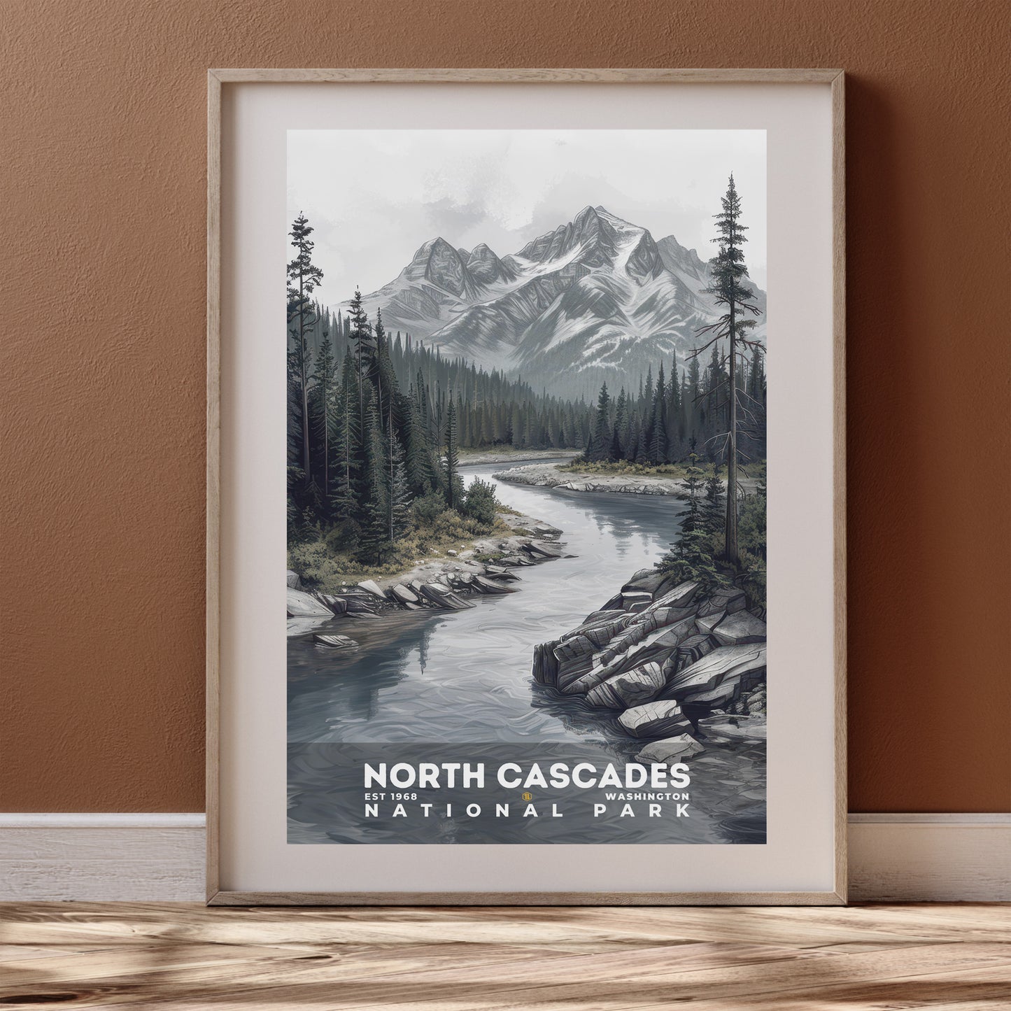 North Cascades National Park Poster | S17