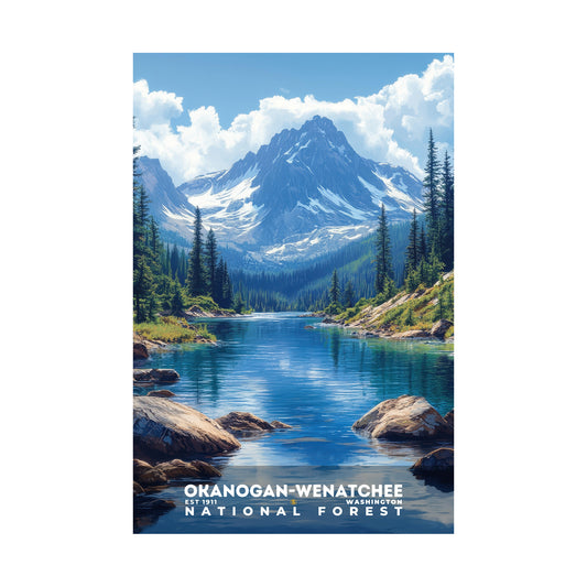 Okanogan-Wenatchee National Forest Poster | S02