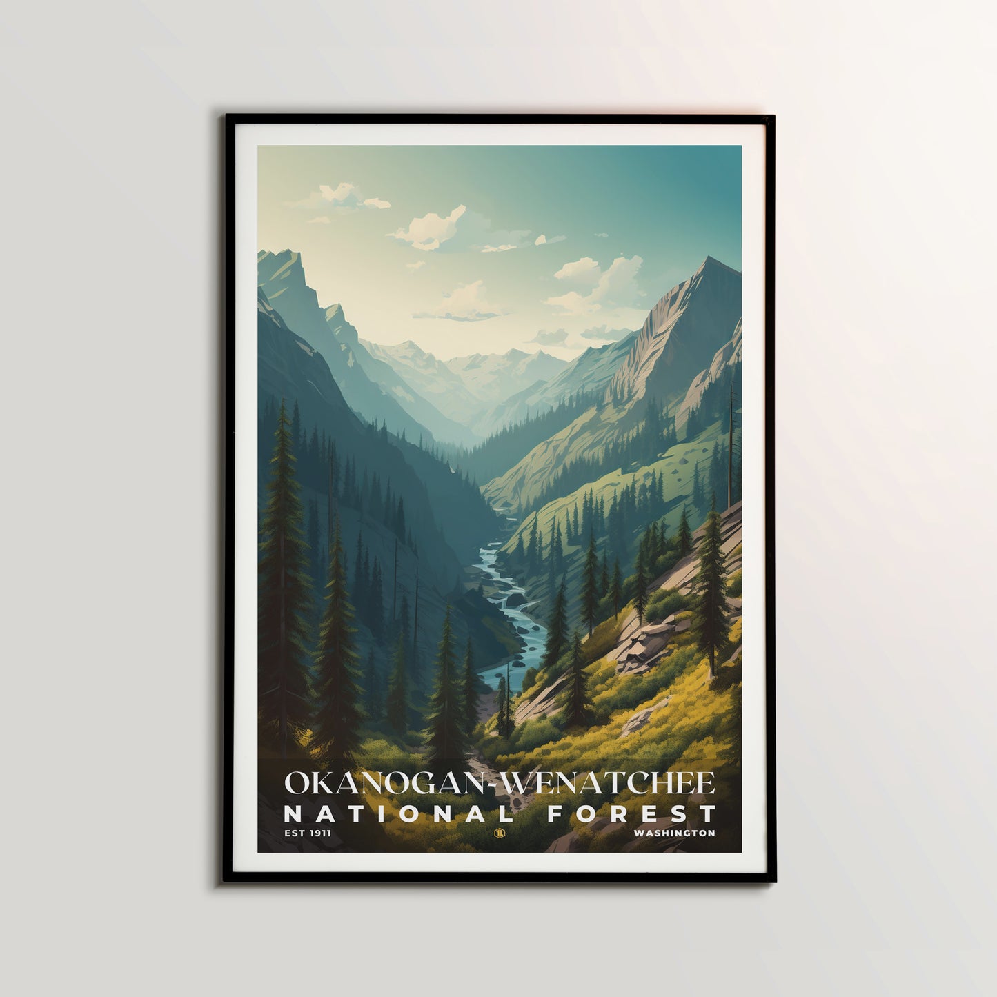 Okanogan-Wenatchee National Forest Poster | S01