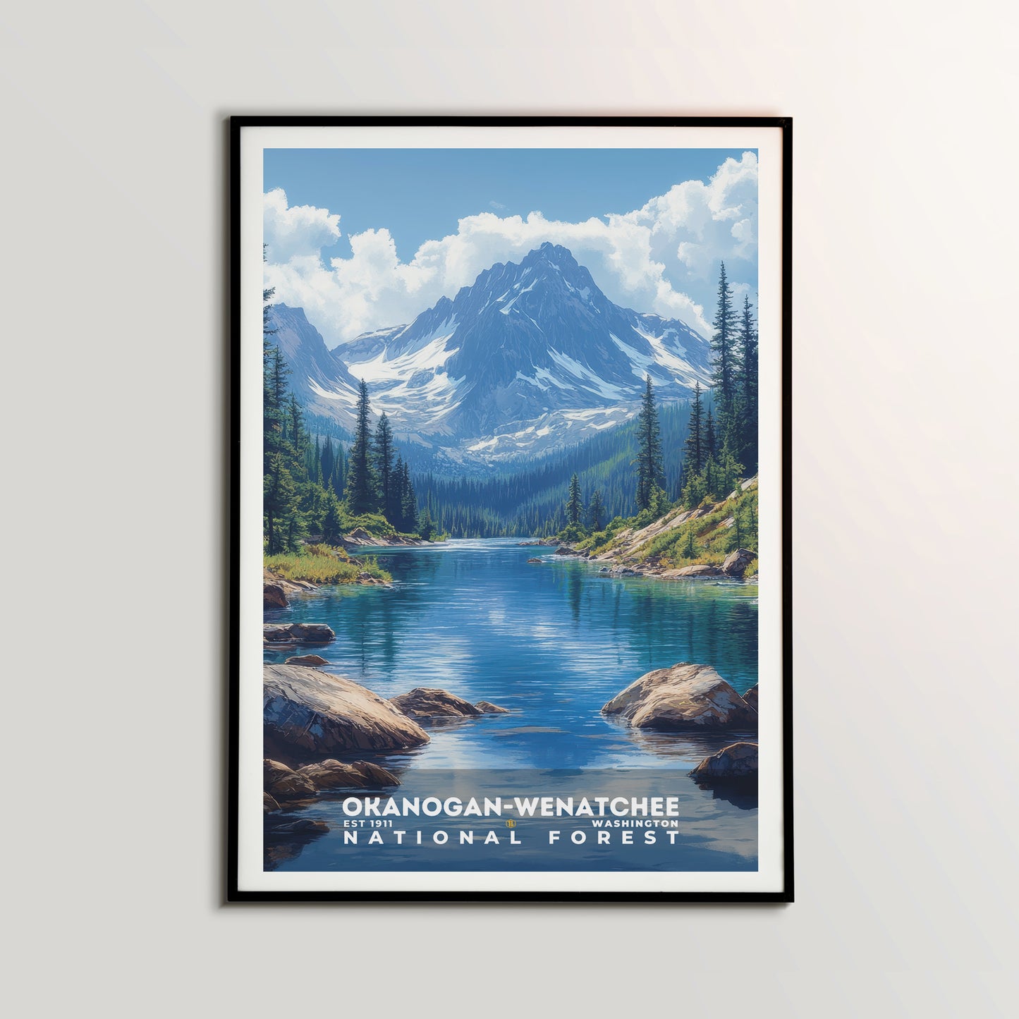 Okanogan-Wenatchee National Forest Poster | S02