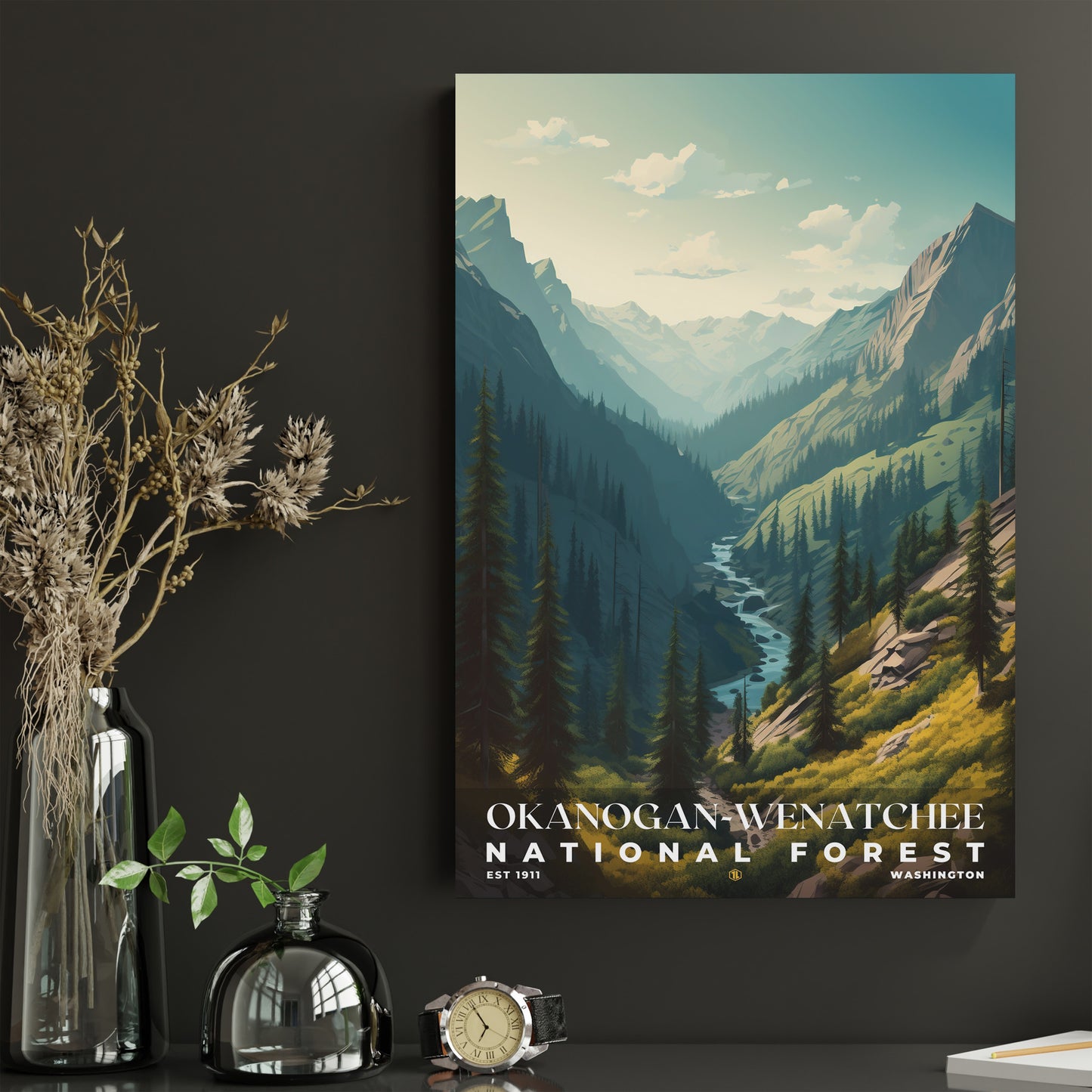 Okanogan-Wenatchee National Forest Poster | S01