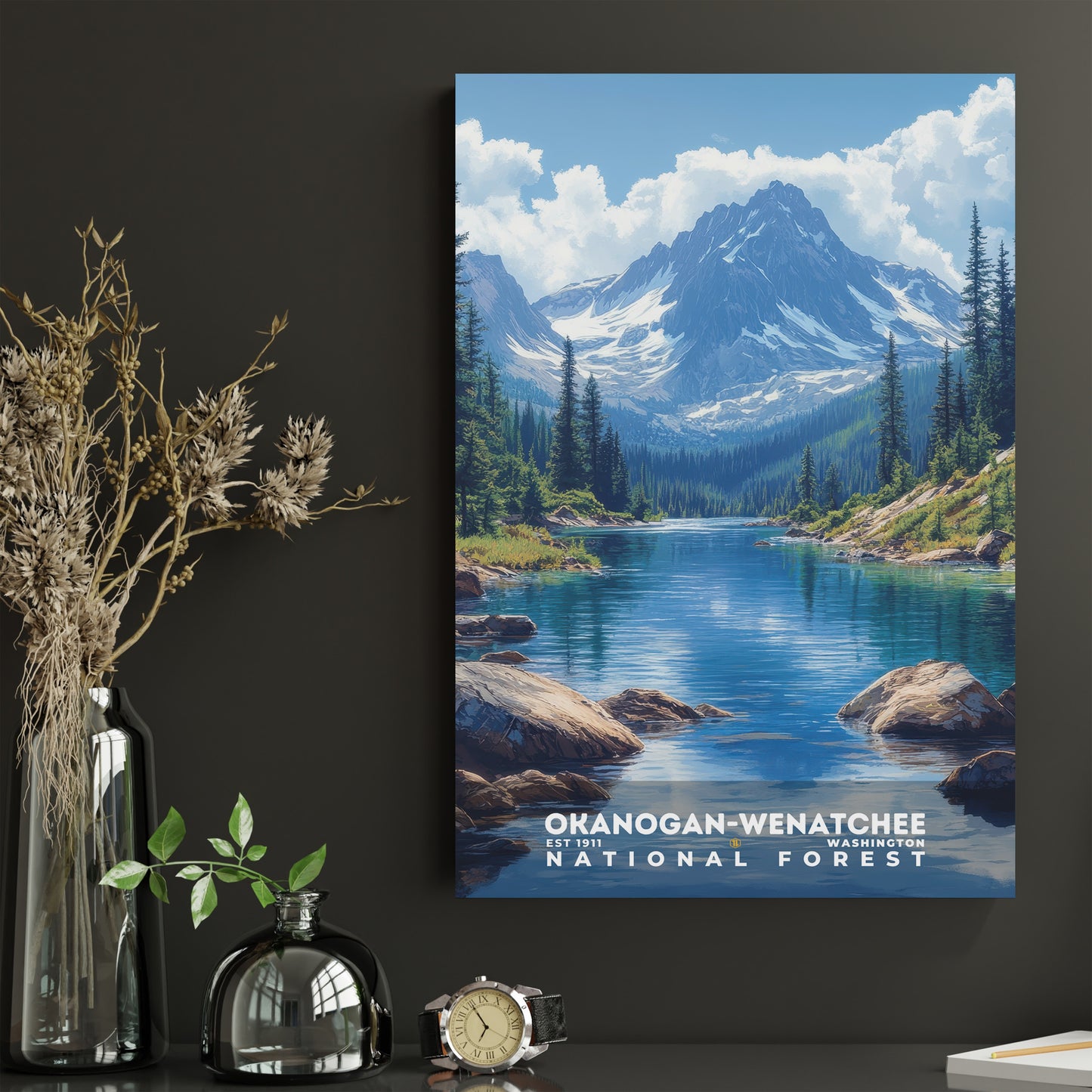 Okanogan-Wenatchee National Forest Poster | S02