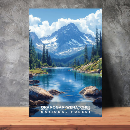 Okanogan-Wenatchee National Forest Poster | S02