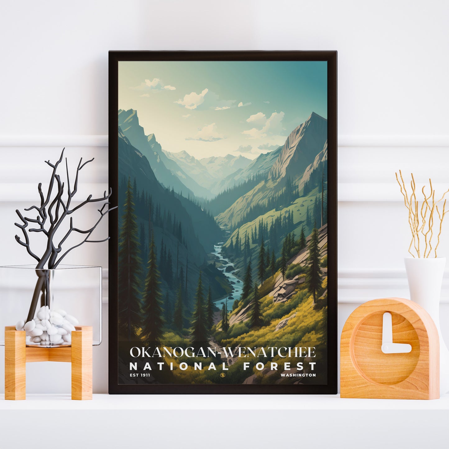 Okanogan-Wenatchee National Forest Poster | S01