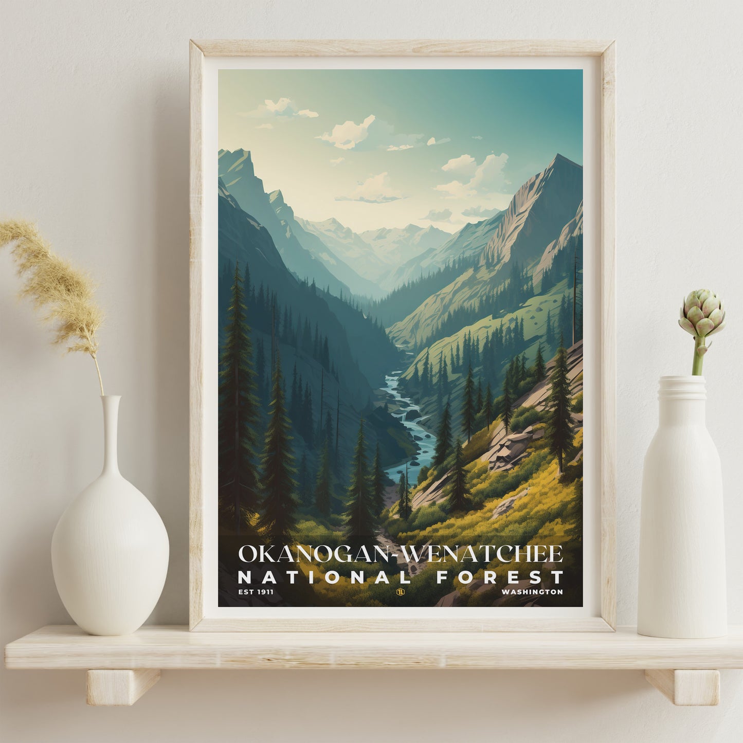 Okanogan-Wenatchee National Forest Poster | S01