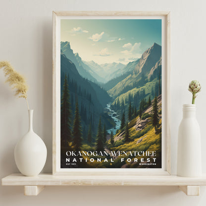 Okanogan-Wenatchee National Forest Poster | S01