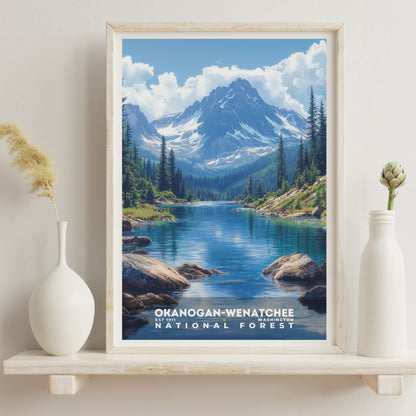 Okanogan-Wenatchee National Forest Poster | S02