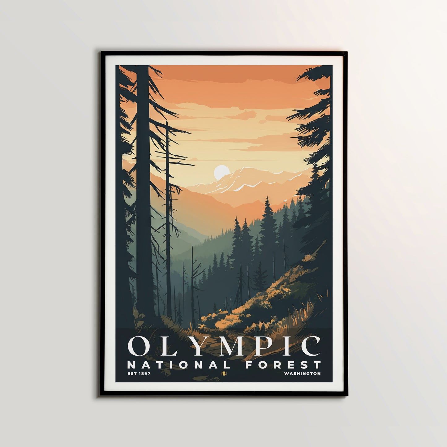 Olympic National Forest Poster | S01