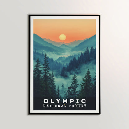 Olympic National Forest Poster | S02