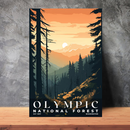Olympic National Forest Poster | S01