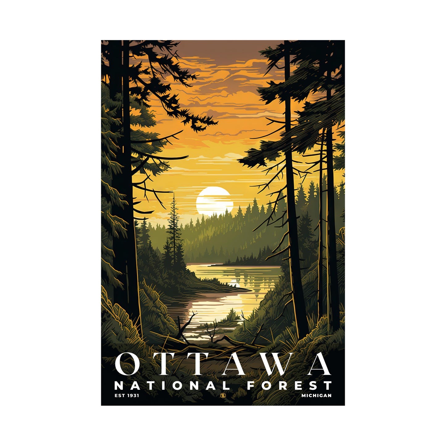 Ottawa National Forest Poster | S01